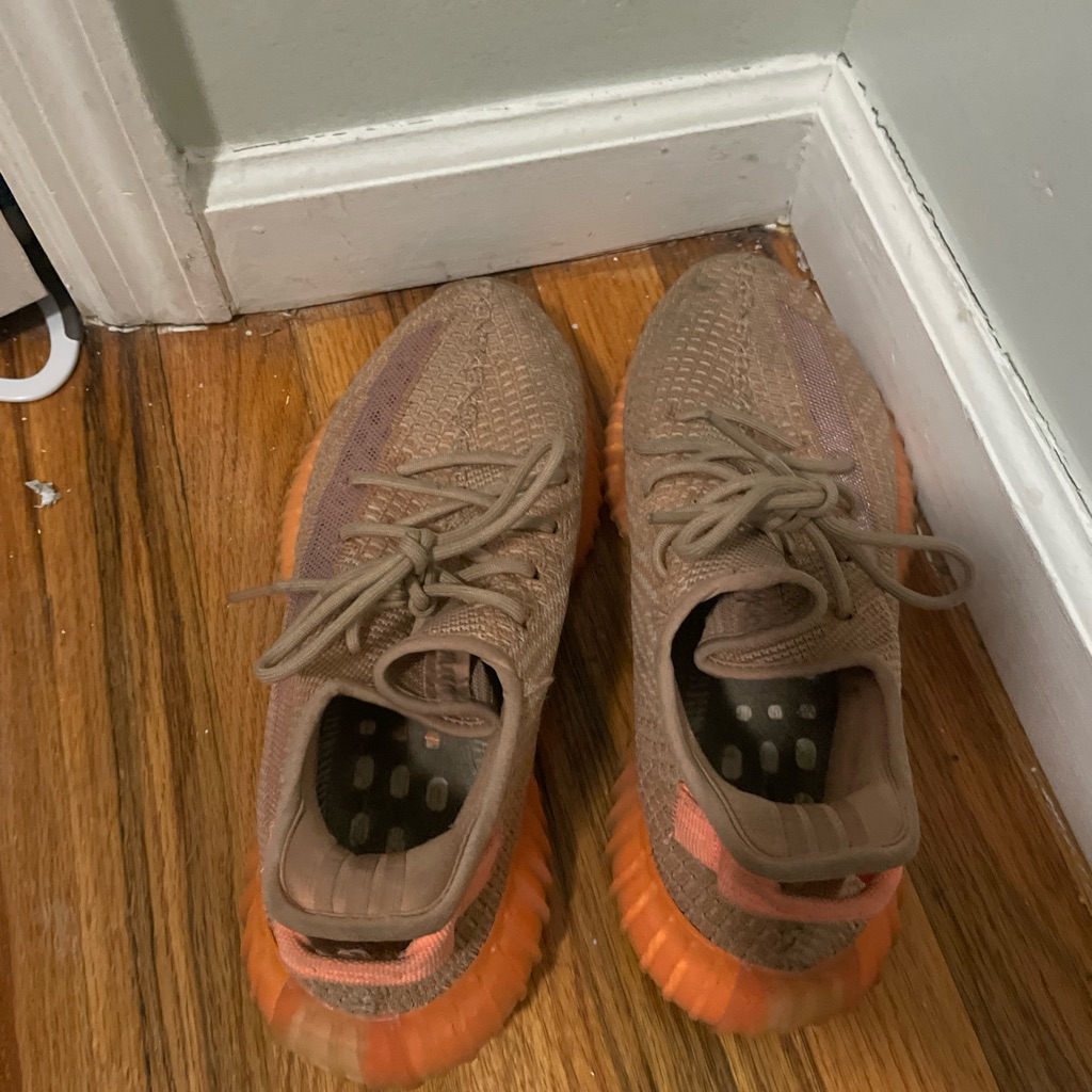 Yeezy Sneakers In Brown And Orange